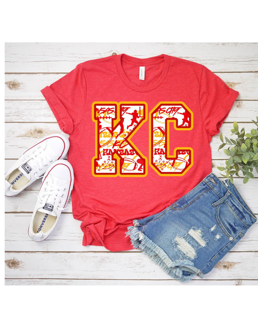 Kansas City Football Playbook T-shirt