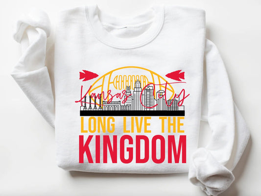 Kansas City Football Long Live The Kingdom Sweatshirt