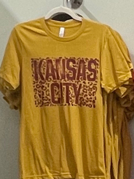 Kansas City Leopard T-shirt
