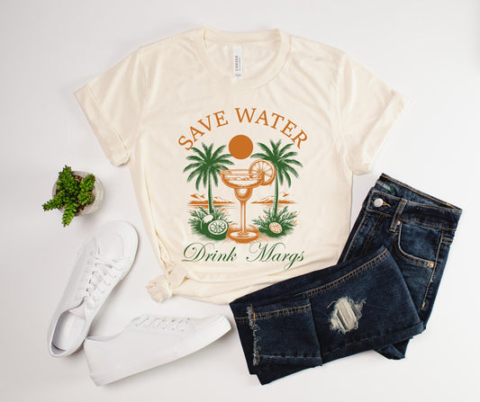Save Water Drink Margarita, Margarita Time, Cinco De Mayo T-shirt
