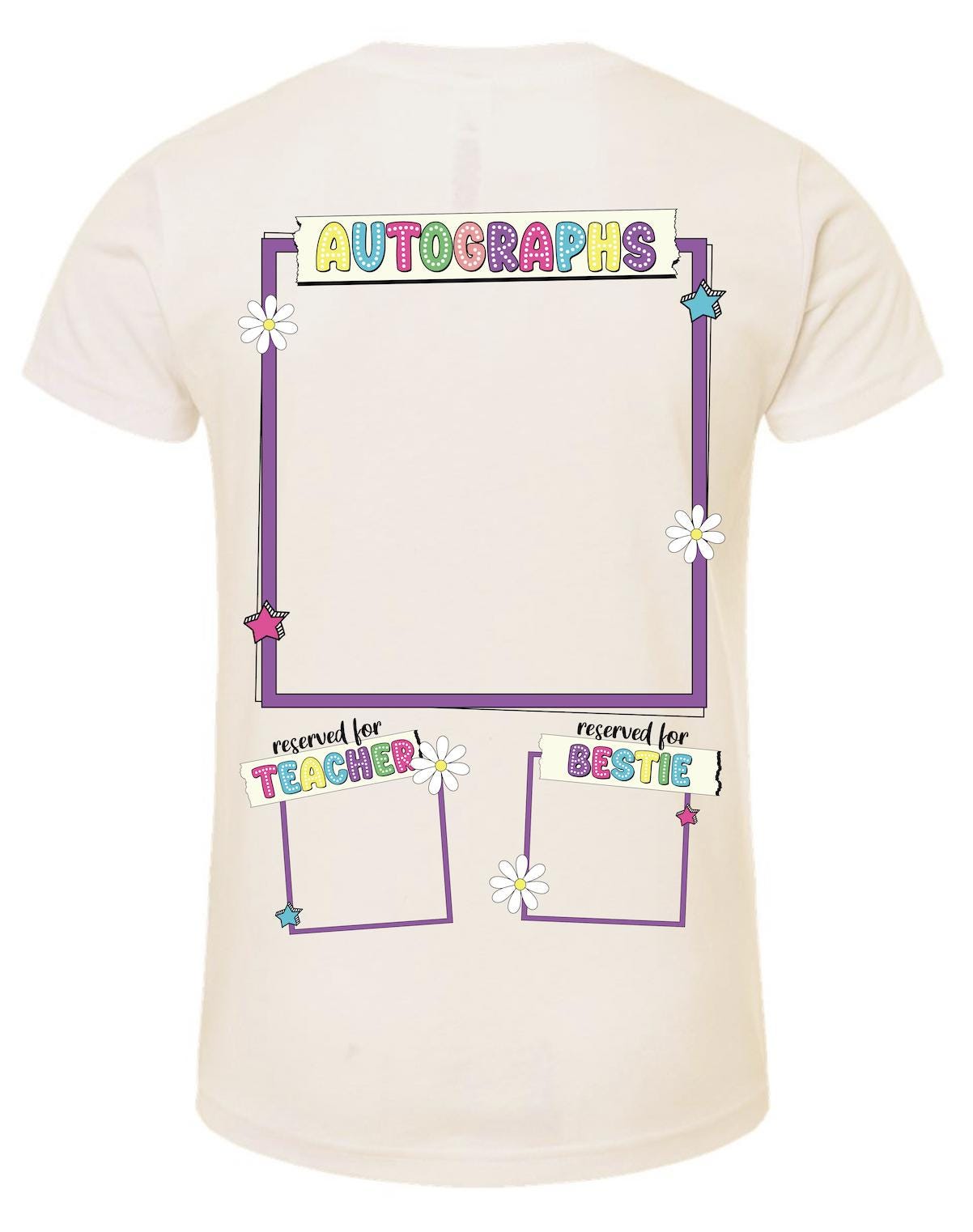 Last Day of School Autographs 2025, Official Autograph Shirt,  End Of School, Schools Out for the Summer T-shirt