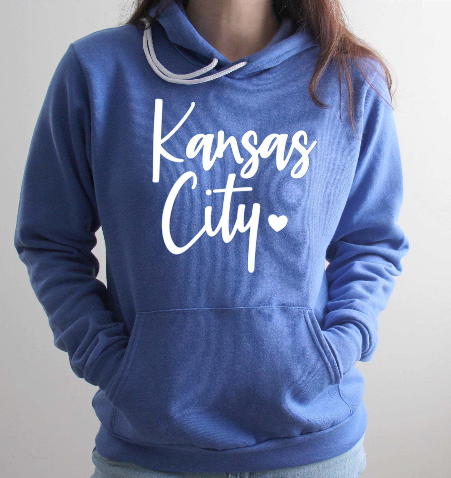 Kansas City Baseball Puff Ink Baseball Sweatshirt
