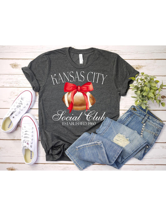 Kansas City Football Preppy Social Club T-shirt