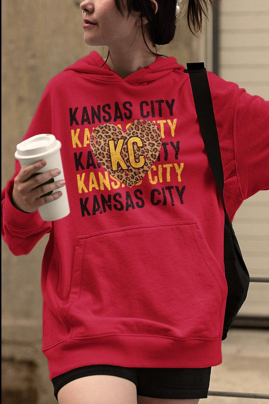 Kansas City Leopard Football Sweatshirt