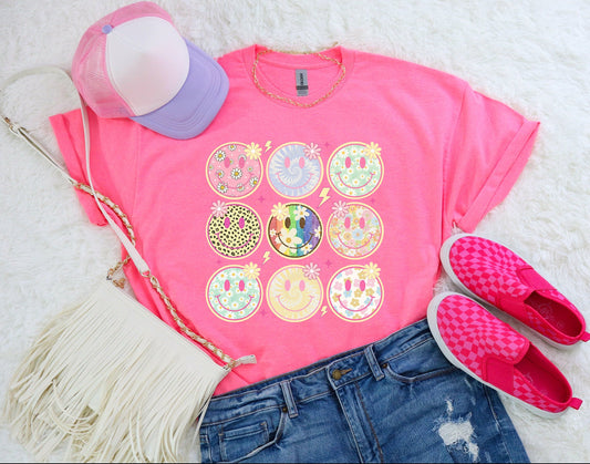 Preppy Smiley Face T-shirt