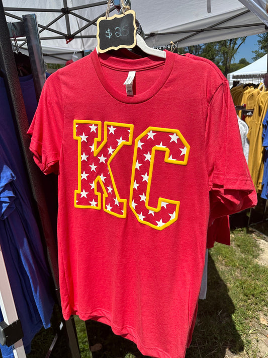 Kansas City Football Stars Puff T-shirt