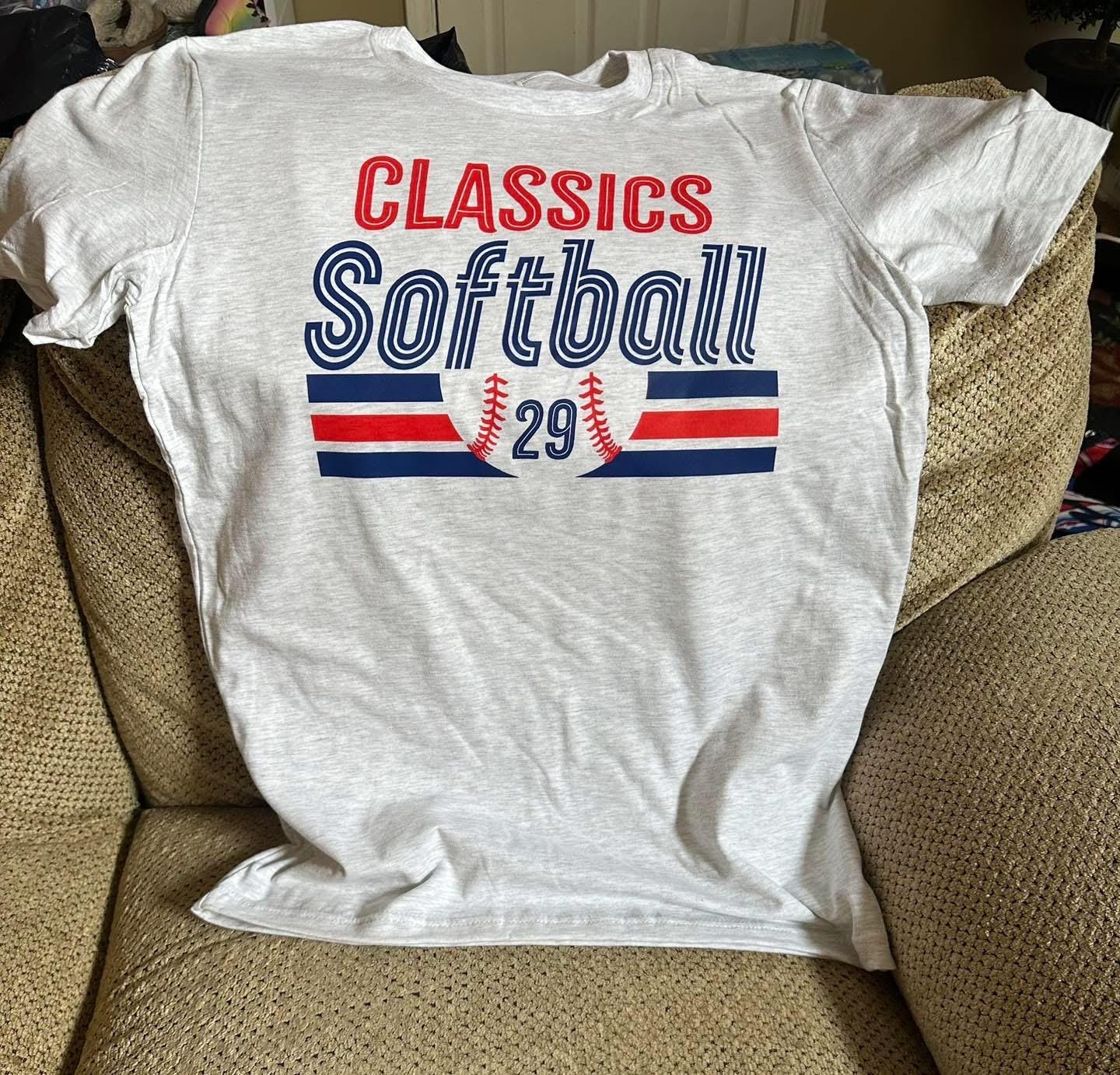 Customizable Softball T-shirt, softball mom, softball dad, softball player t-shirt, softball fan t-shirt