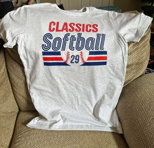 Customizable Softball T-shirt, softball mom, softball dad, softball player t-shirt, softball fan t-shirt