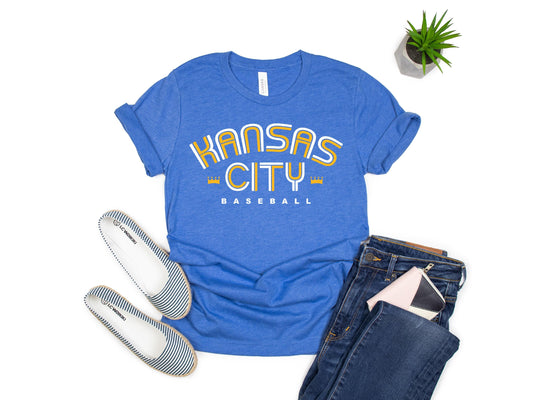 Kansas City Baseball Retro T-shirt