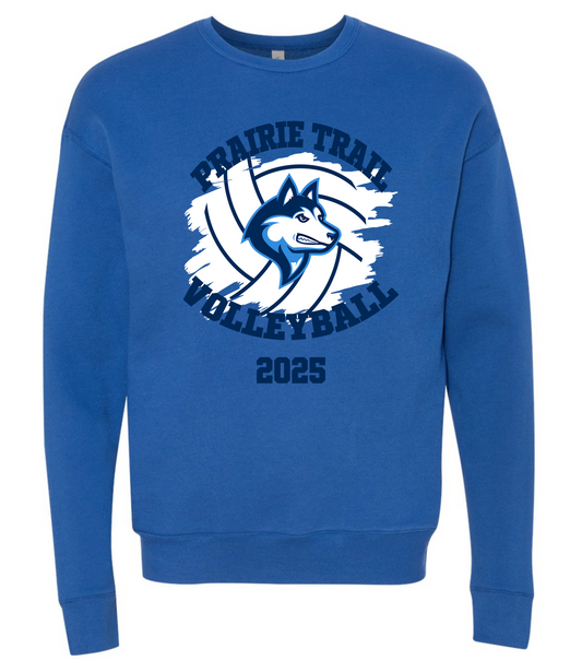 Prairie Trail Middle School Husky Volleyball Crewneck