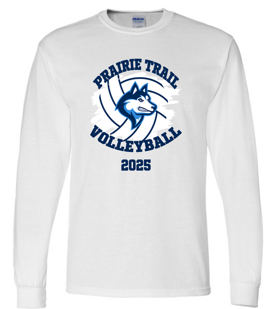Prairie Trail Middle School Huskies Volleyball Long Sleeve Shirt