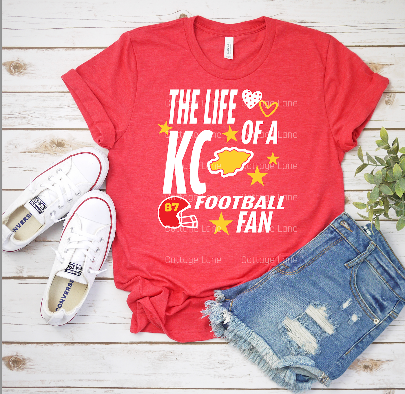 The Life of a KC Football Fan T-shirt