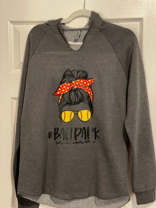 Softball Ballpark Mama Sweatshirt