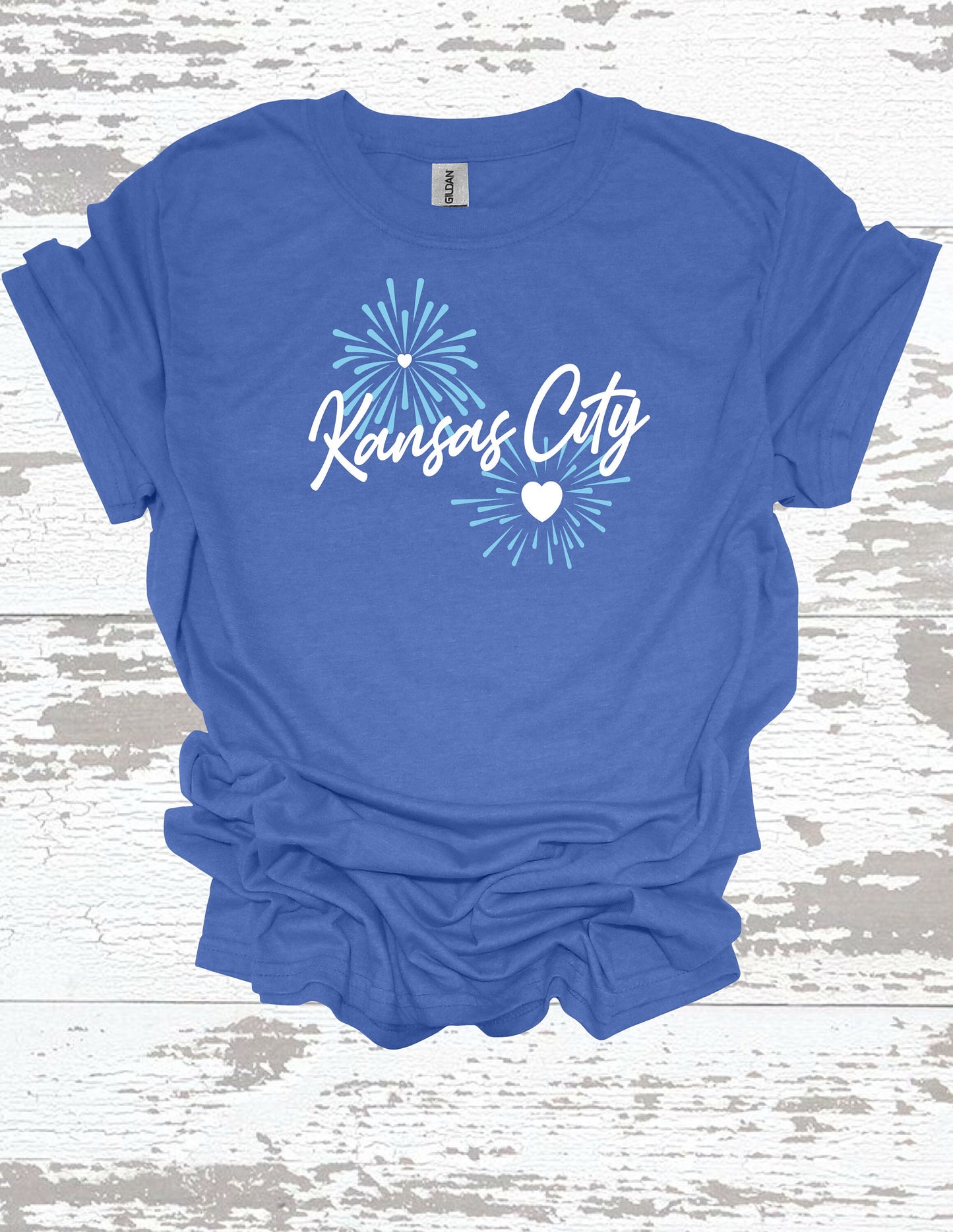 Kansas City Fireworks Baseball Soccer T-shirt