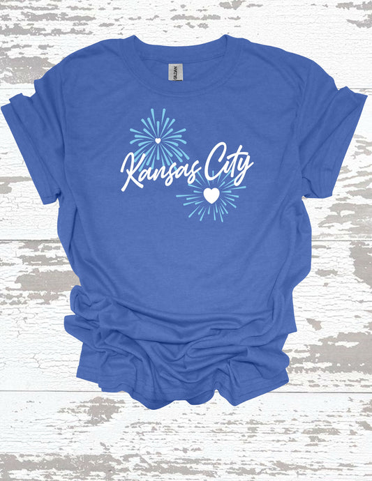 Kansas City Fireworks Baseball Soccer T-shirt