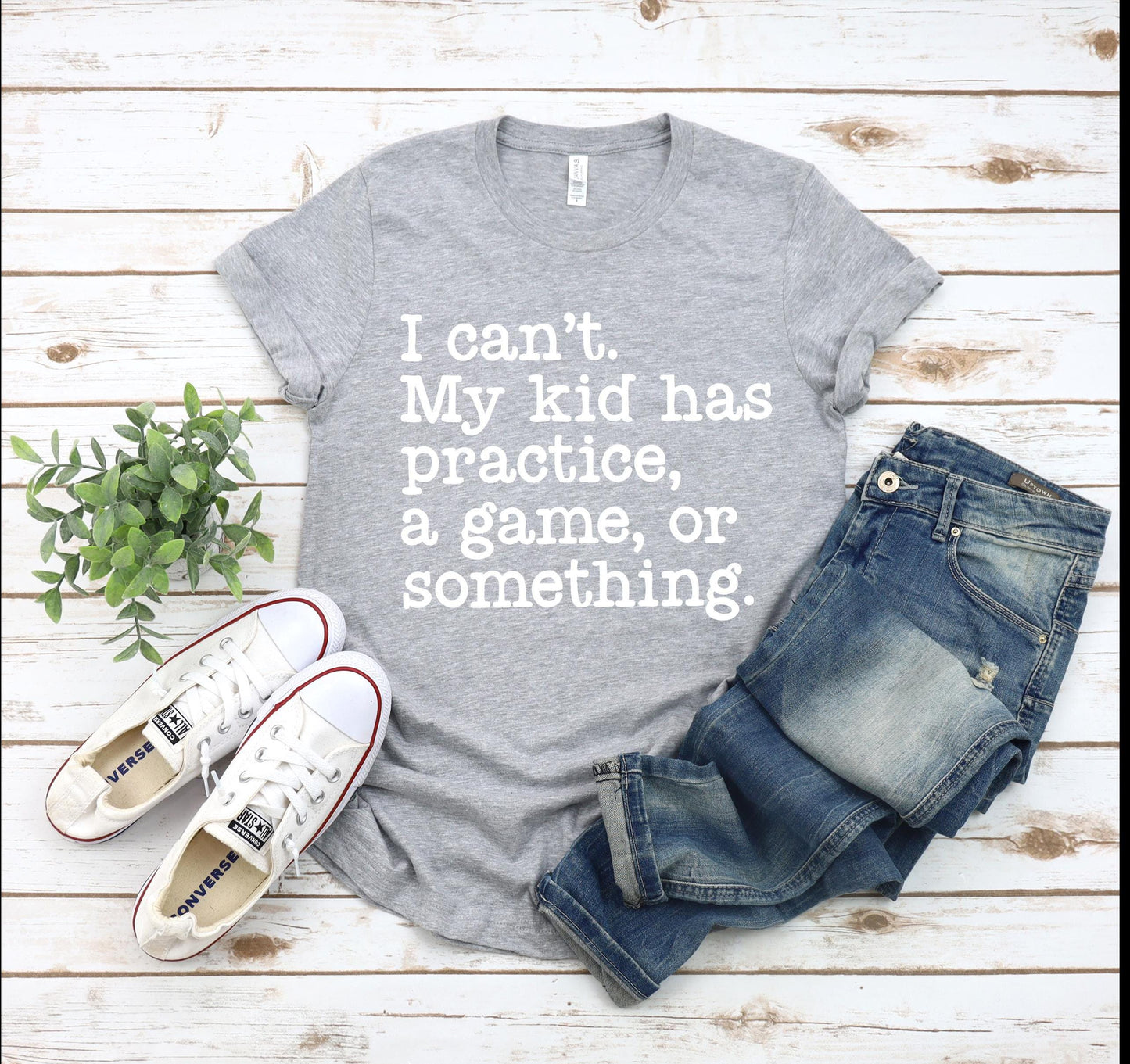 I can't. My kids has practice, game or something Tee, Busy Mom Tee, Sports Mom, Mother's Day Gift