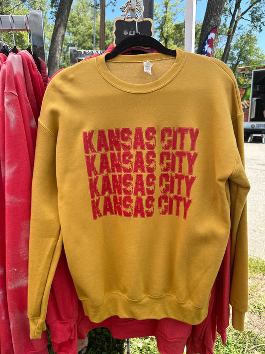 Kansas City Football Crew Sweatshirt