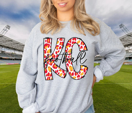 Kansas City Football Doodle Sweatshirt