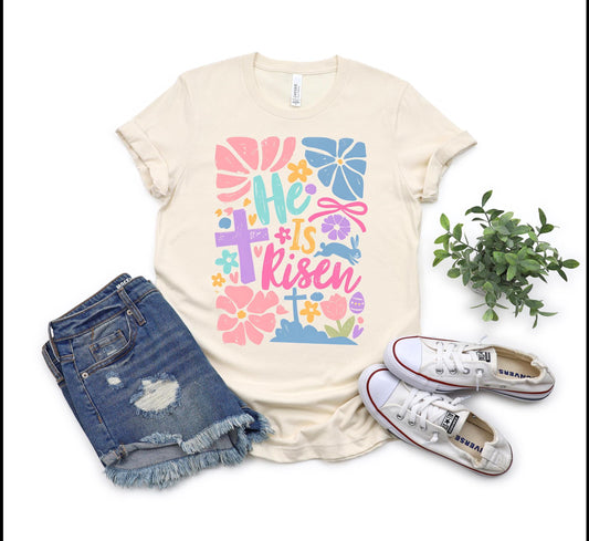 He is Risen Abstract Art T-shirt