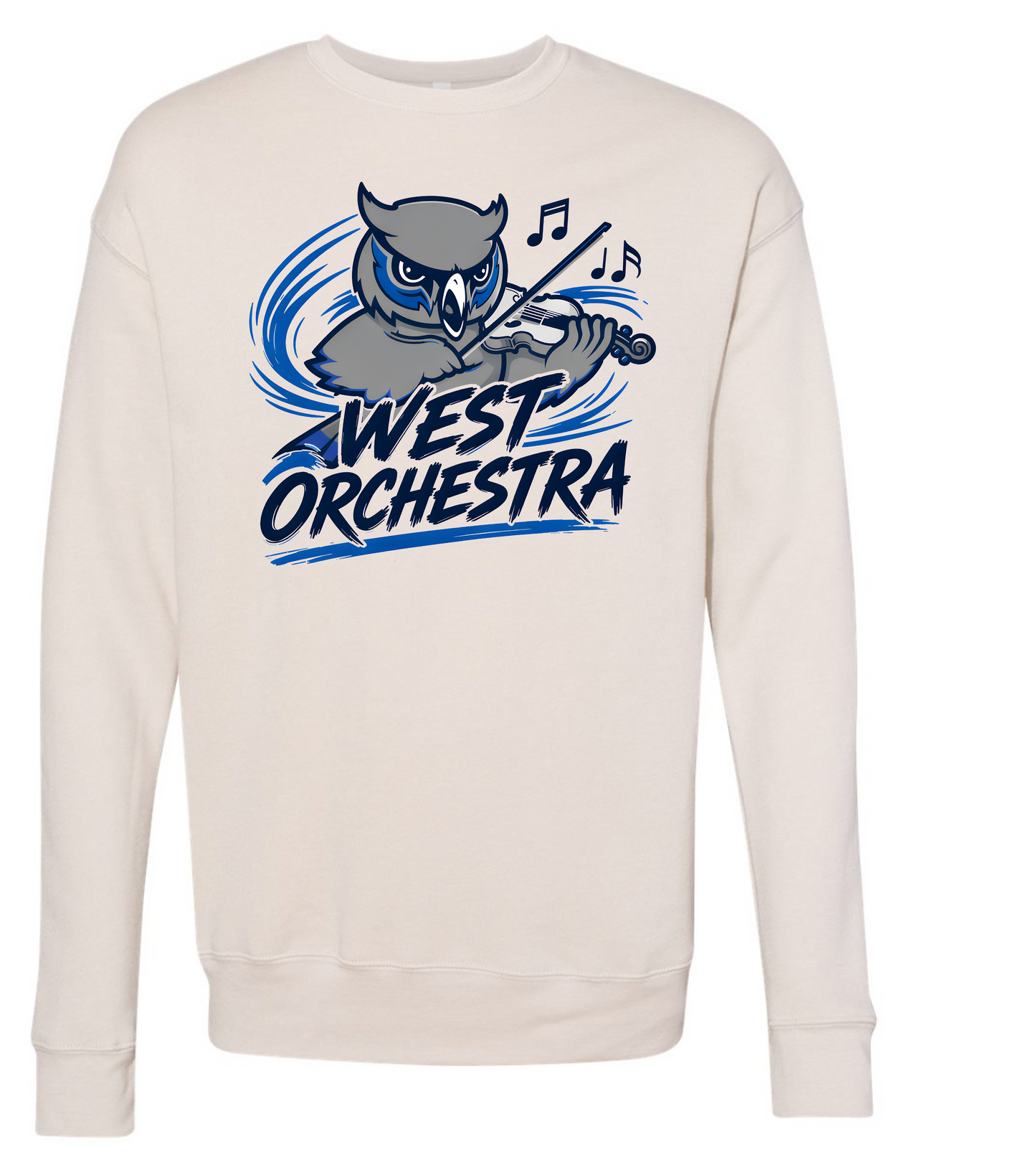 Olathe West Orchestra Crewneck w/Violin