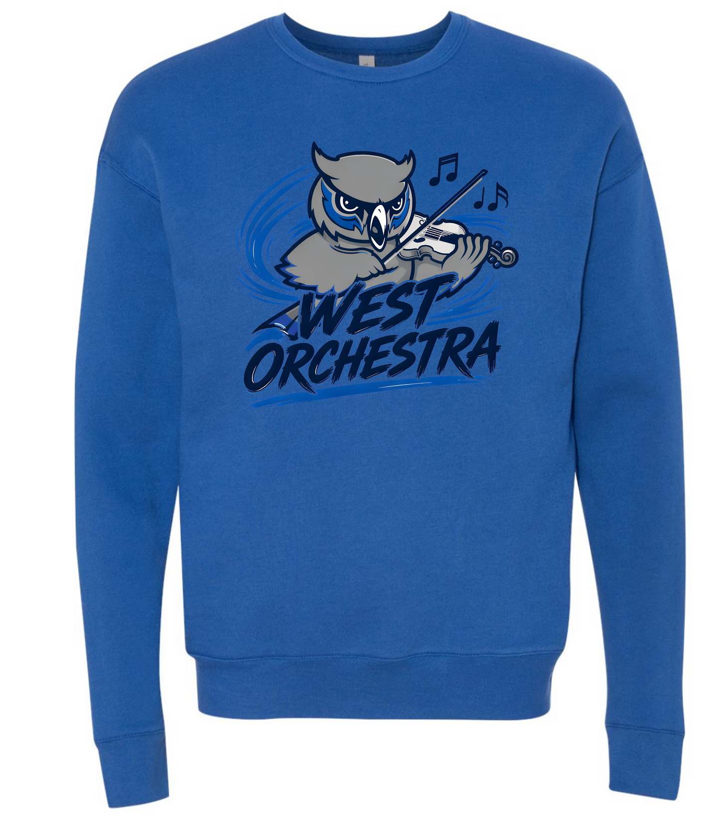Olathe West Orchestra Crewneck w/Violin