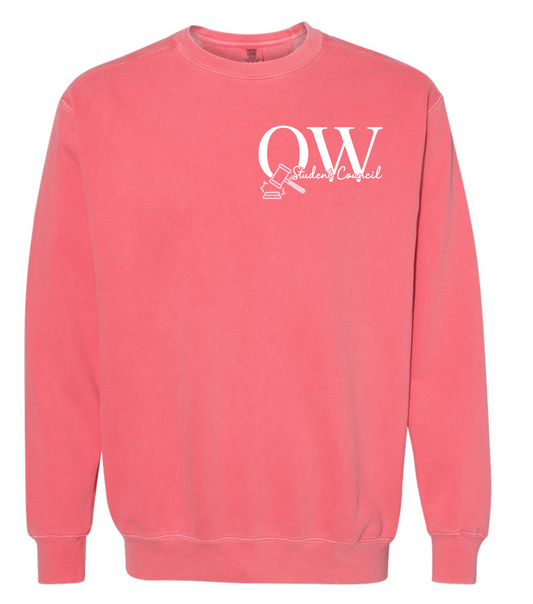 OW Stucco Watermelon Crewneck Sweatshirt