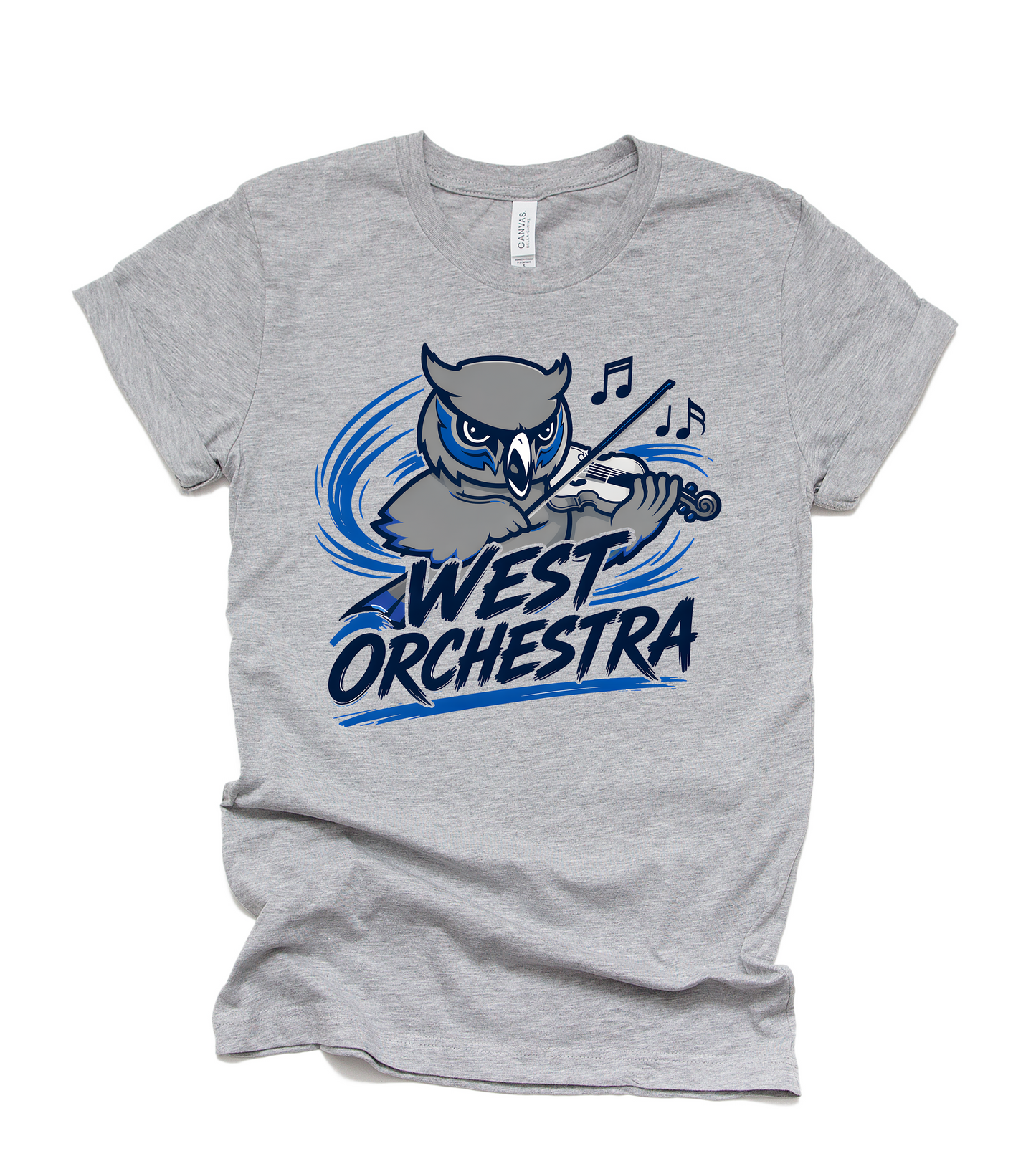 Olathe West Orchestra T-shirt with Violin