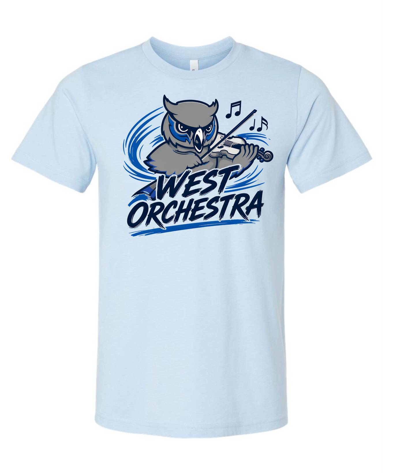 Olathe West Orchestra T-shirt with Violin