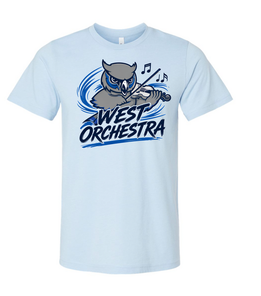 Olathe West Orchestra T-shirt with Violin