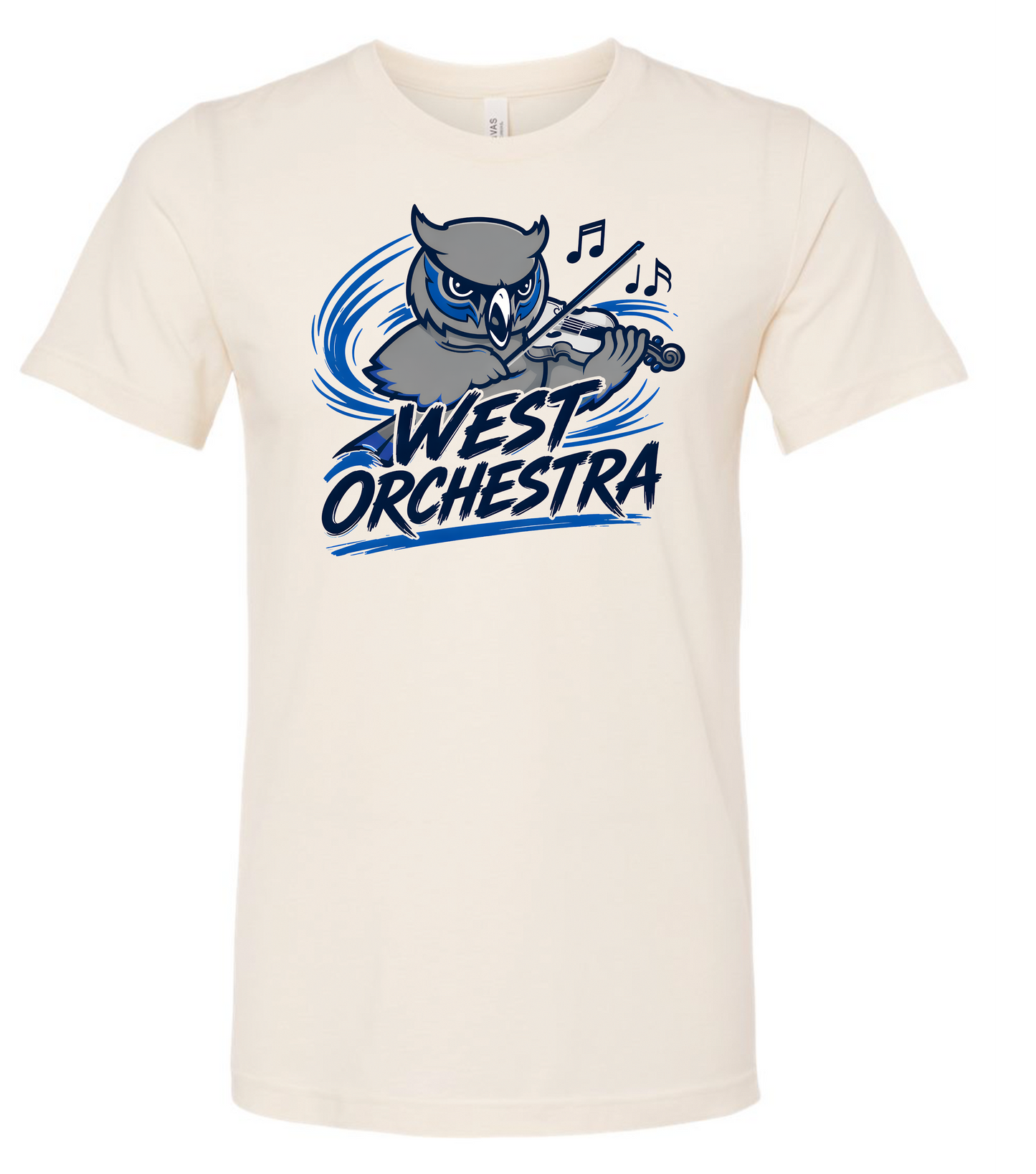 Olathe West Orchestra T-shirt with Violin