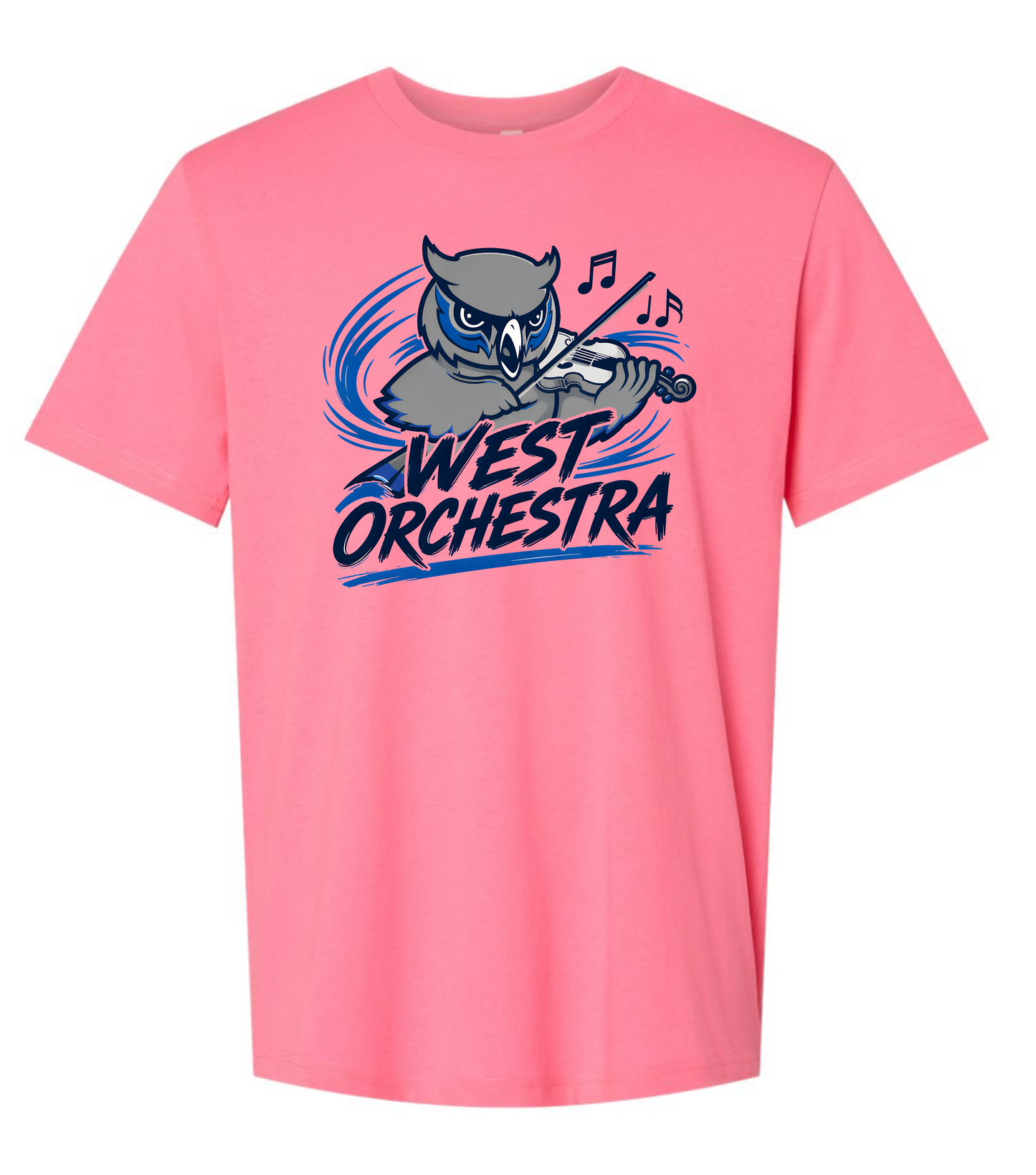 Olathe West Orchestra T-shirt with Violin
