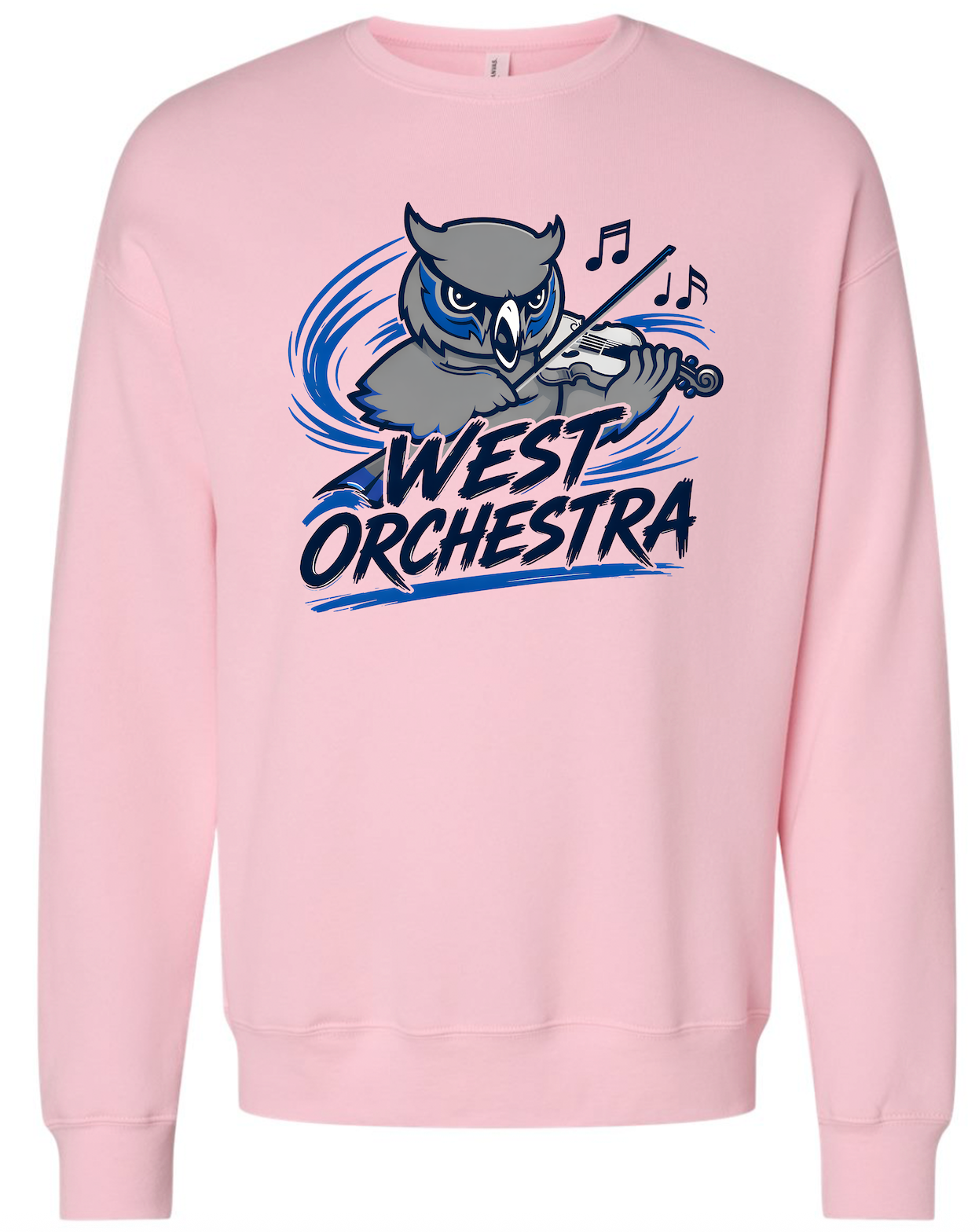 Olathe West Orchestra Crewneck w/Violin