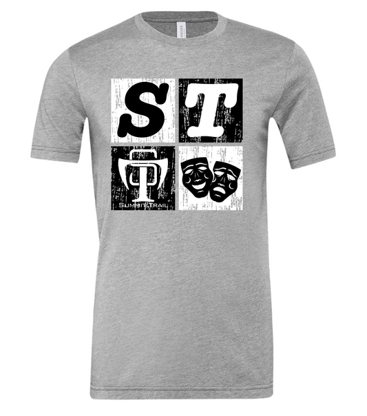 Summit Trail Middle School 4 Square Theater T-shirt