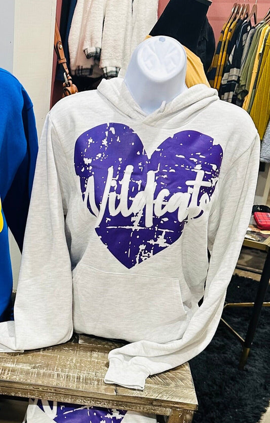 KSU Heart Hoodie
