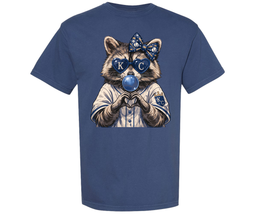 Kansas City Baseball Raccoon T-shirt