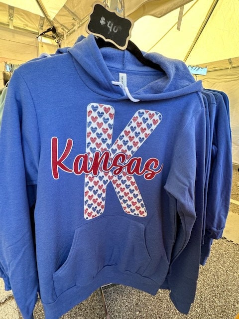 KU Hearts Hoodie