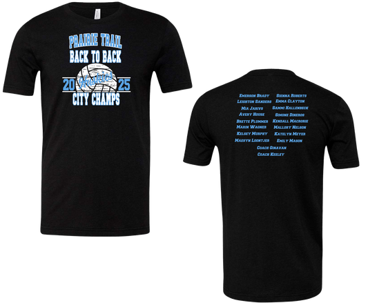 Prairie Trail Middle School Huskies City Champs Volleyball T-shirt